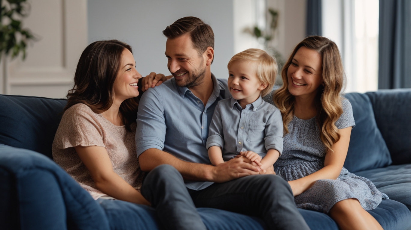 Family enjoying the local area